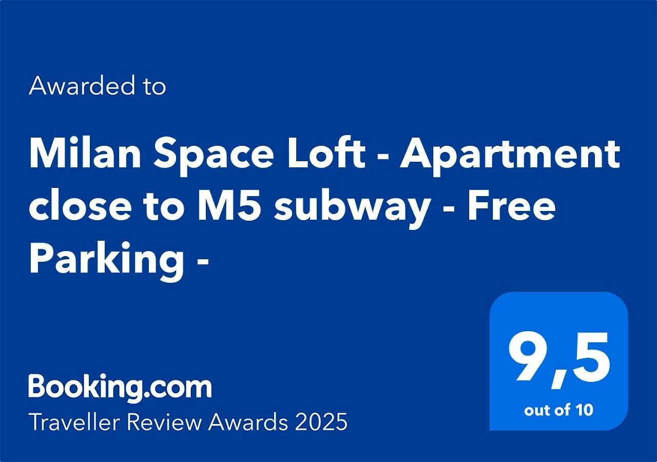 Milan Space Loft - Apartment Close To M5 Subway - Free Parking - Sky & Netflix Tv
